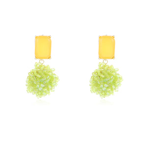 Le Earring Yellow/ Lime