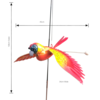 Load image into Gallery viewer, Garden Stake Red Parrot