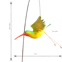 Load image into Gallery viewer, Garden Stake Hummingbird