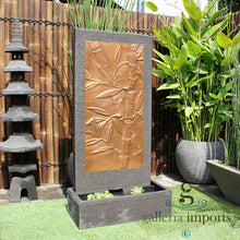Load image into Gallery viewer, BAMBOO COPPER WALL FOUNTAIN