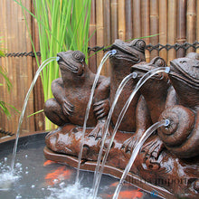 Load image into Gallery viewer, FROG IN THE POND FOUNTAIN